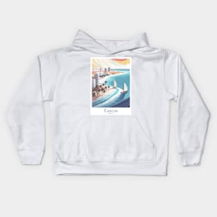 Mexico - Cancun Beachfront Bliss Kids Hoodie